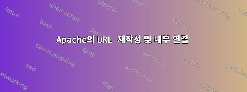 Apache의 URL 재작성 및 내부 연결