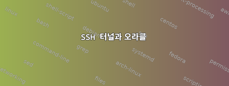 SSH 터널과 오라클