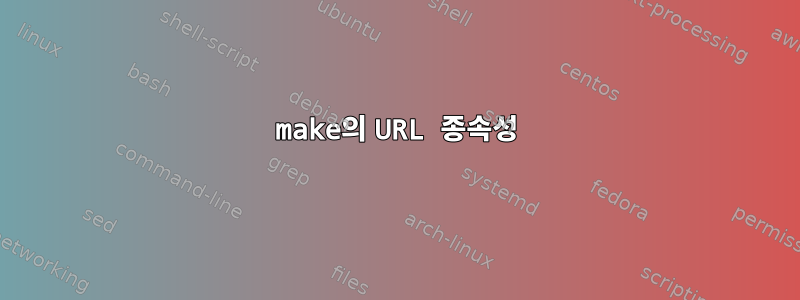 make의 URL 종속성