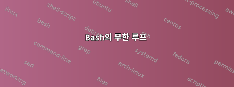 Bash의 무한 루프