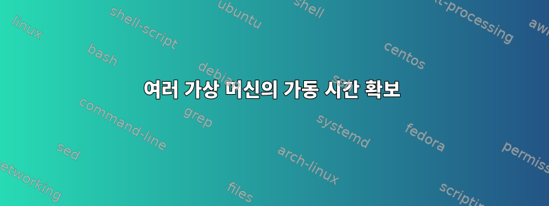 여러 가상 머신의 가동 시간 확보