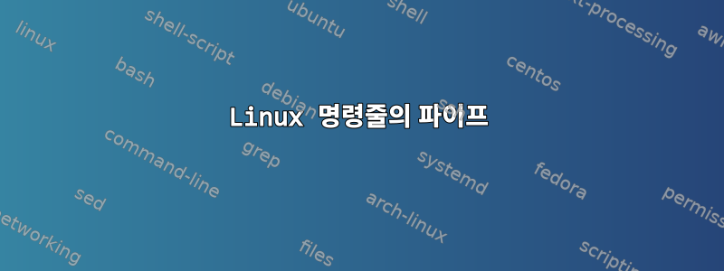 Linux 명령줄의 파이프