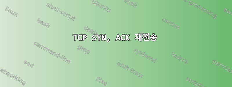 TCP SYN, ACK 재전송