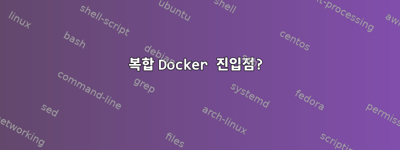 복합 Docker 진입점?