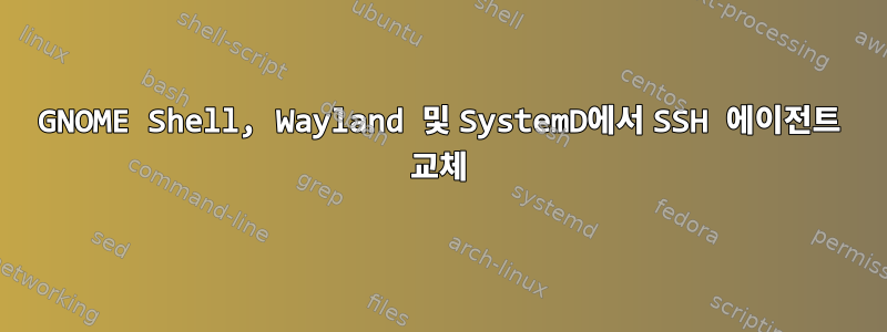 GNOME Shell, Wayland 및 SystemD에서 SSH 에이전트 교체