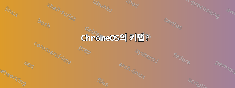 ChromeOS의 키맵?