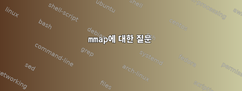 mmap에 대한 질문