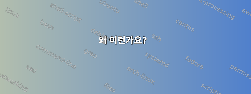 왜 이런가요?