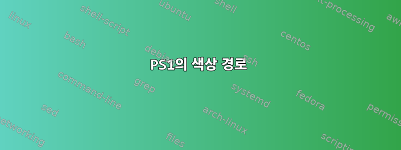 PS1의 색상 경로