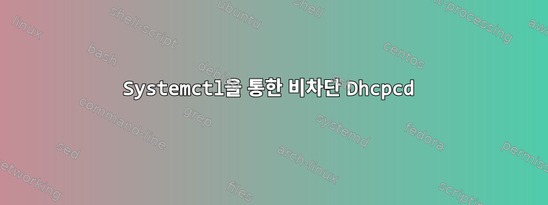 Systemctl을 통한 비차단 Dhcpcd