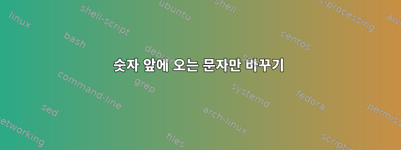 숫자 앞에 오는 문자만 바꾸기