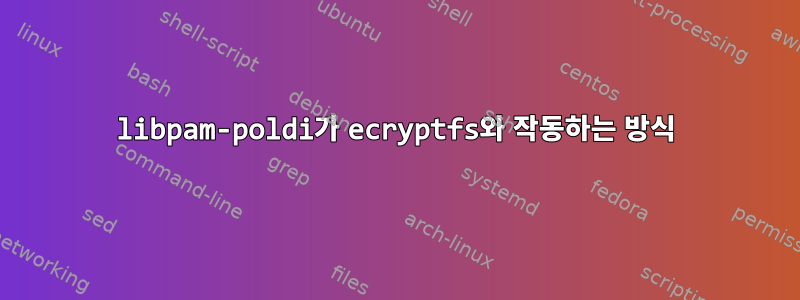 libpam-poldi가 ecryptfs와 작동하는 방식
